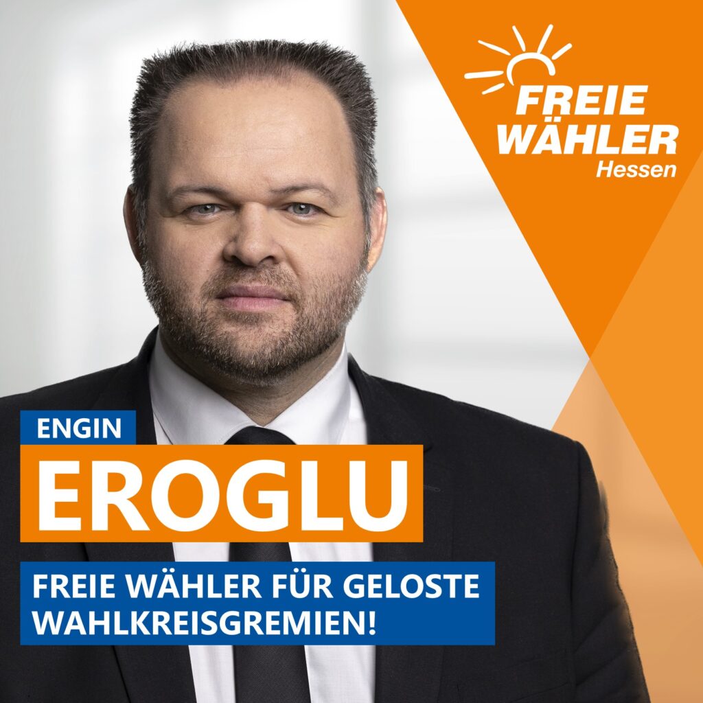 FREIE WÄHLER für geloste Wahlkreisgremien und bürgernahe Volksbegehren