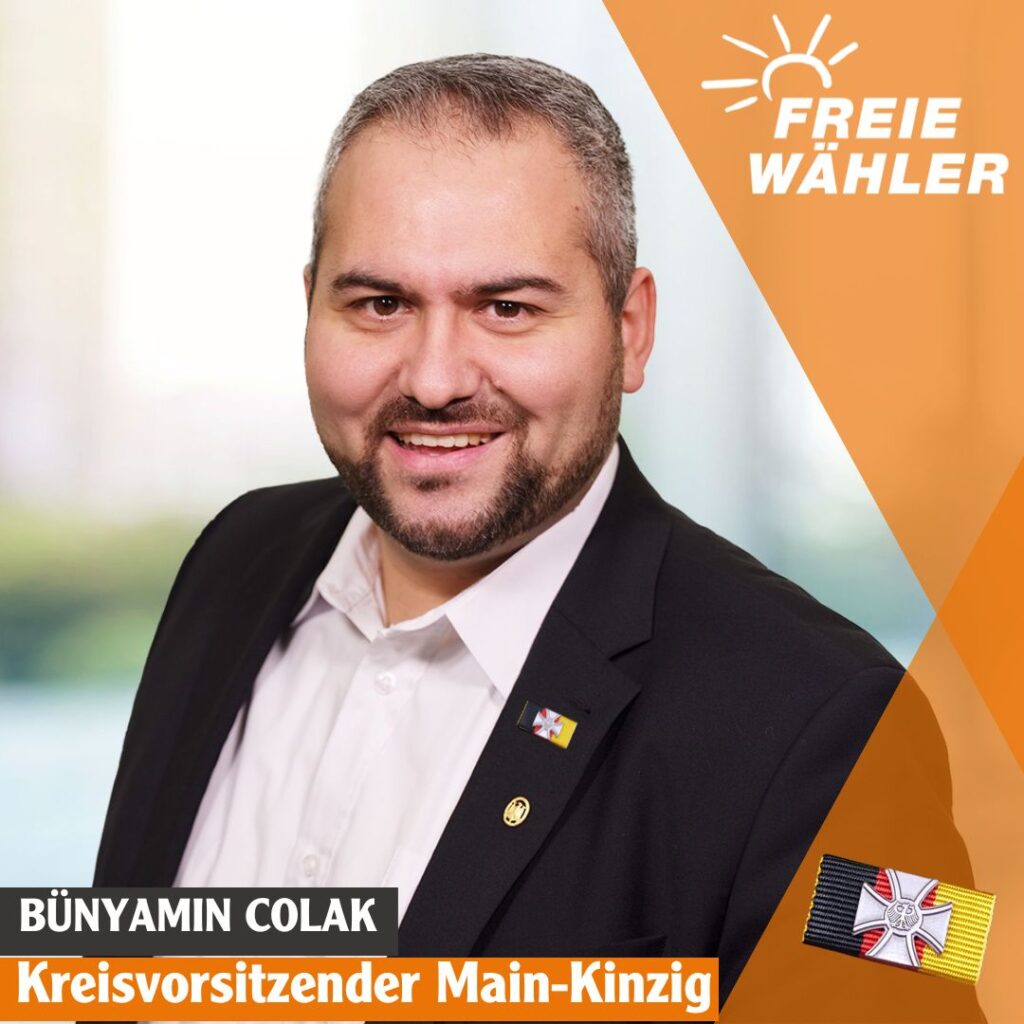 Kreisvorsitzender der FREIE WÄHLER Main-Kinzig mit dem Bundesveteranenabzeichen der Bundeswehr ausgezeichnet – Zeichen der Anerkennung und Verbundenheit!