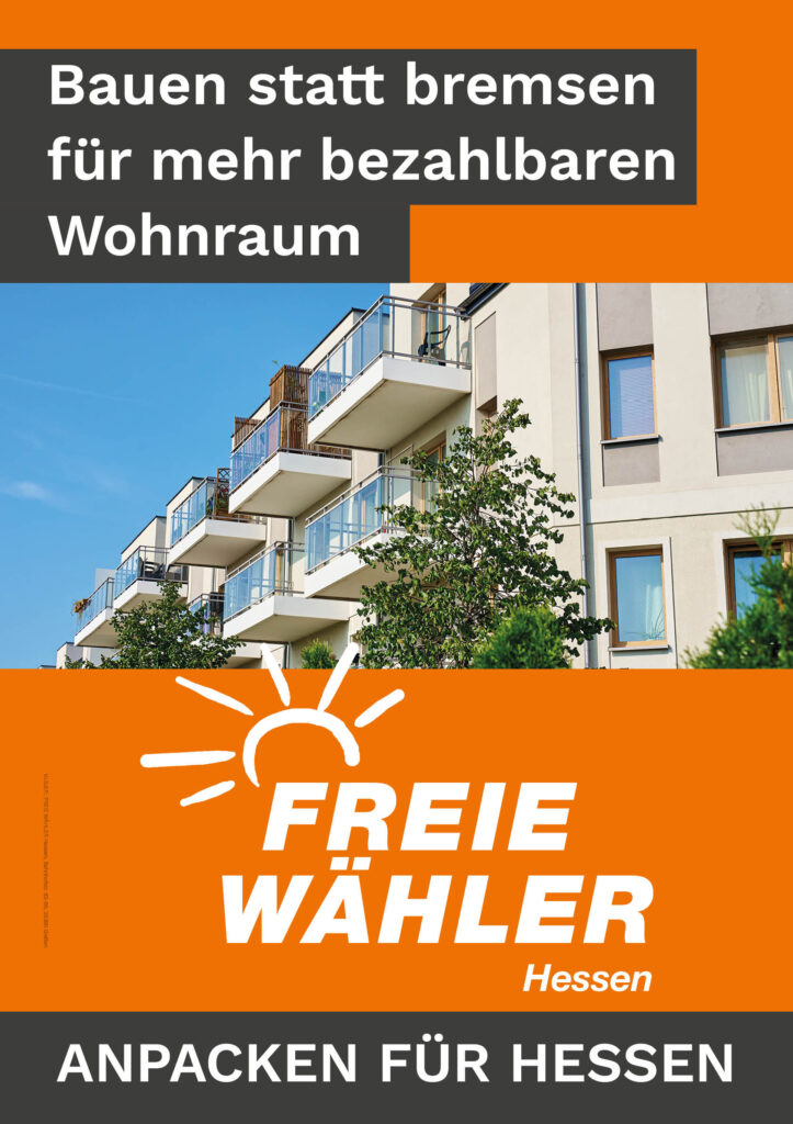 Bauen statt bremsen – für mehr bezahlbaren Wohnraum!